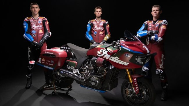 El Equipo Indian Wrecking Crew para la Temporada 2025 de MotoAmerica King of the Baggers